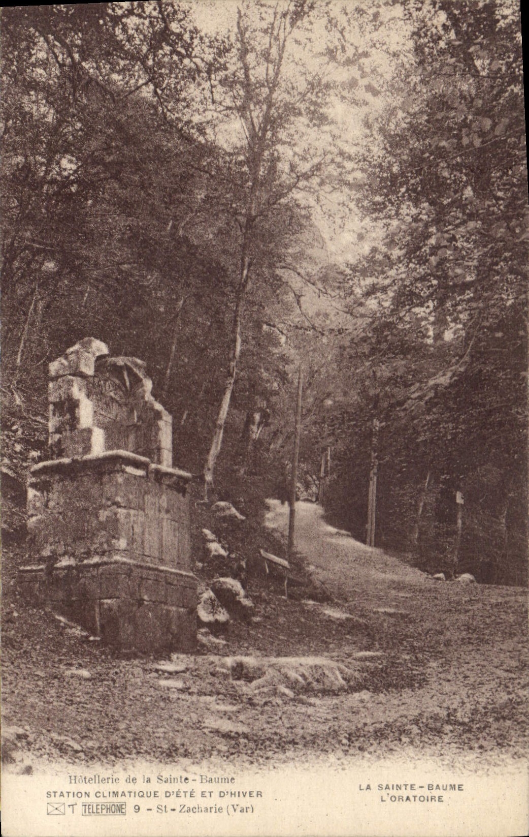 CPA La Sainte Baume L'Oratoire 