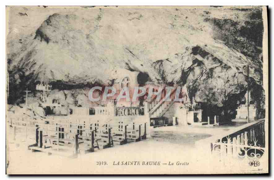 CPA La Sainte Baume La Grotte 