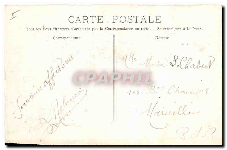 La Sainte Baume - Vue Générale — Phototypie E. Lacour Mar 1919, n°919 — Rückseite