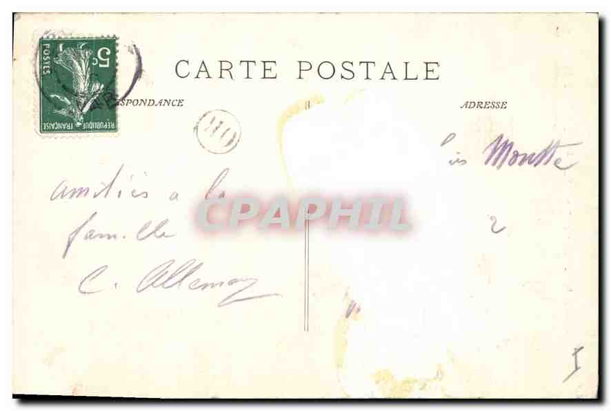 CPA La Sainte Baume Montee de la Grotte  — Verso