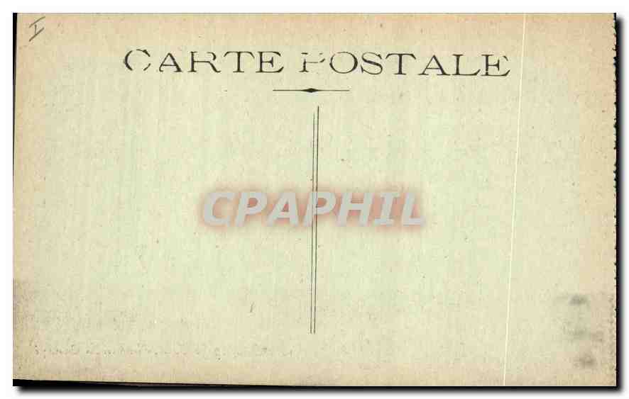 CPA Ste Baume La Foret Chemin du Canape  — Verso