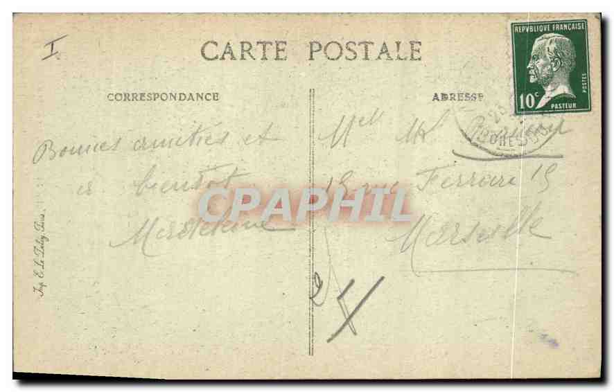 CPA La Sainte Baume L'Oratoire  — Verso