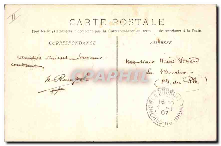 CPA La Sainte Baume Le Saint Pilon et la Grotte  — Verso
