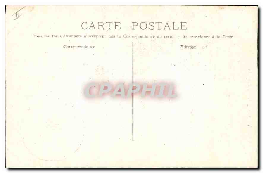 CPA La Sainte Baume Arrivee a la Grotte  — Verso