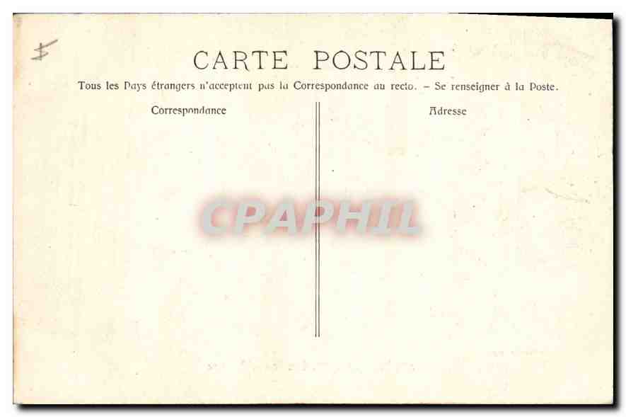 CPA La Sainte Baume L'Oratoire  — Verso