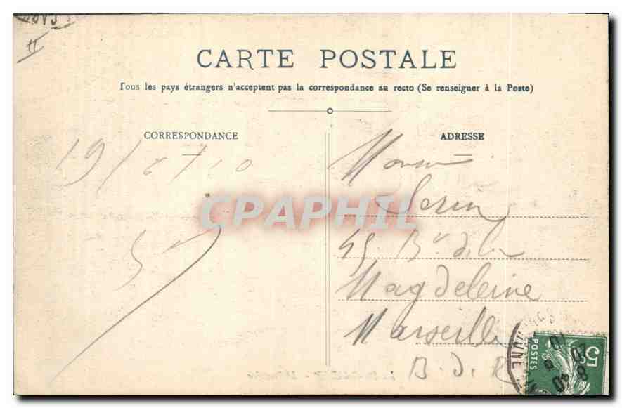 CPA La Ste Baume L'Oratoire  — Verso