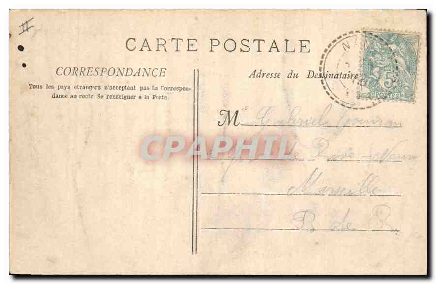 CPA La Sainte Baume Vue Generale  — Verso