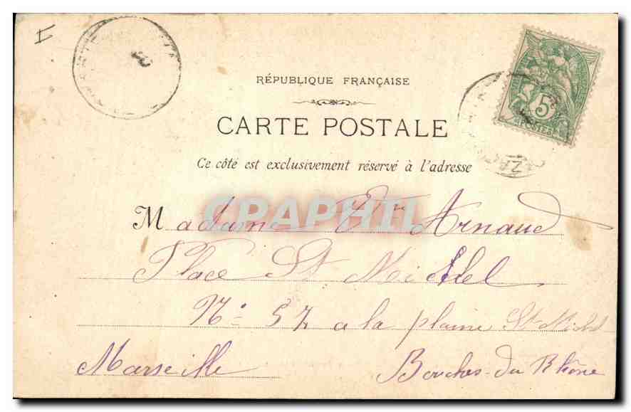 CPA La Sainte Baume L'Interieur de la Grotte  — Verso