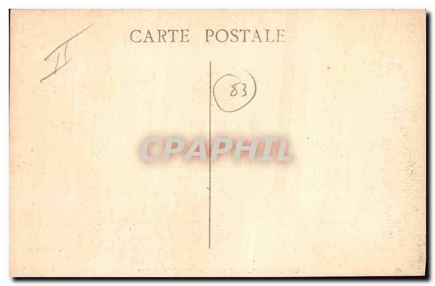 CPA La Sainte Baume Sortie sur la Grotte  — Verso