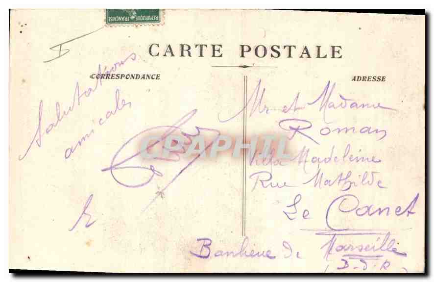 CPA La Sainte Baume Le Saint Pilon  — Verso