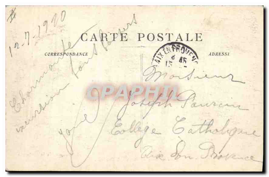 CPA La Sainte Baume L'Oratoire  — Verso