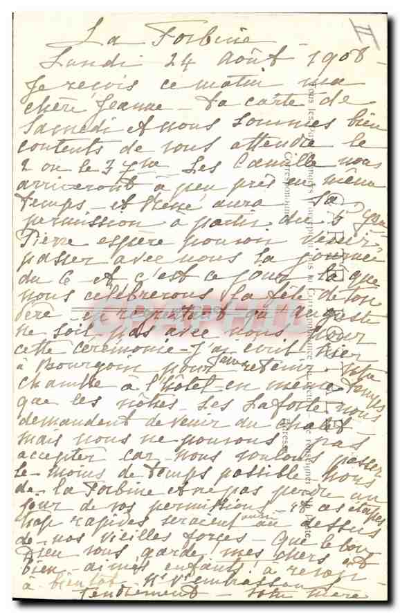 CPA La Sainte Baume Vue de la Foret prise de la Grotte  — Verso