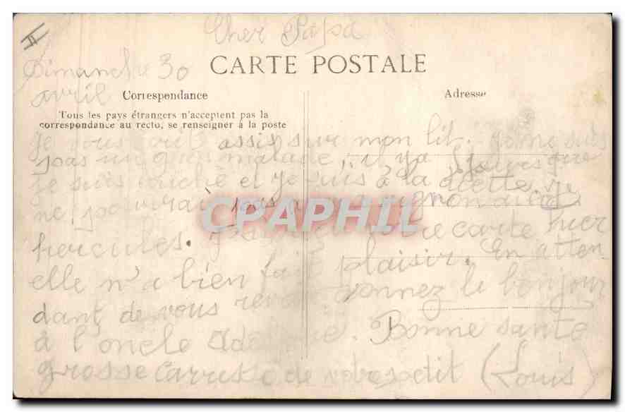 CPA La Sainte Baume L'Hotellerie et la Chapelle  — Verso