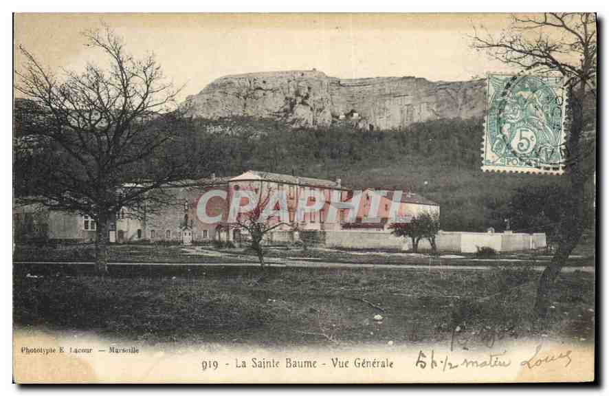 CPA La Sainte Baume Vue generale 