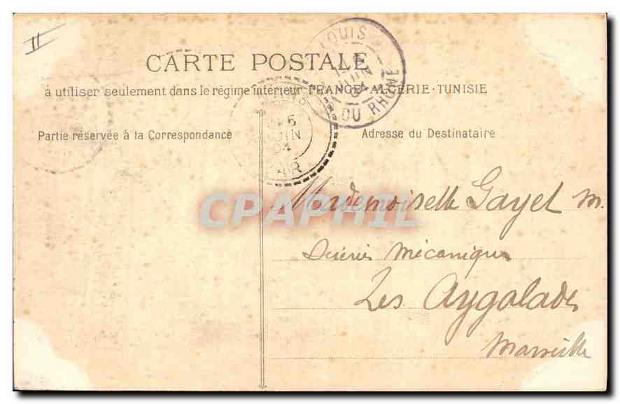 CPA La Sainte Baume Vue generale  — Verso