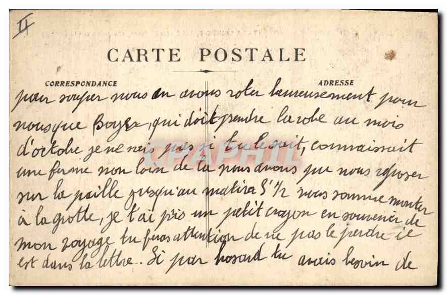 CPA La Sainte Baume Le St Pilon vue prise sur le Plateau  — Verso