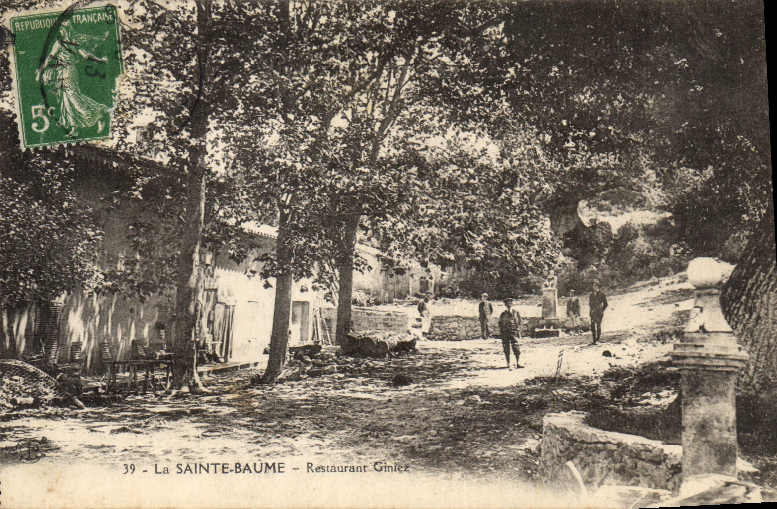 CPA La Sainte Baume Restaurant Giniez 
