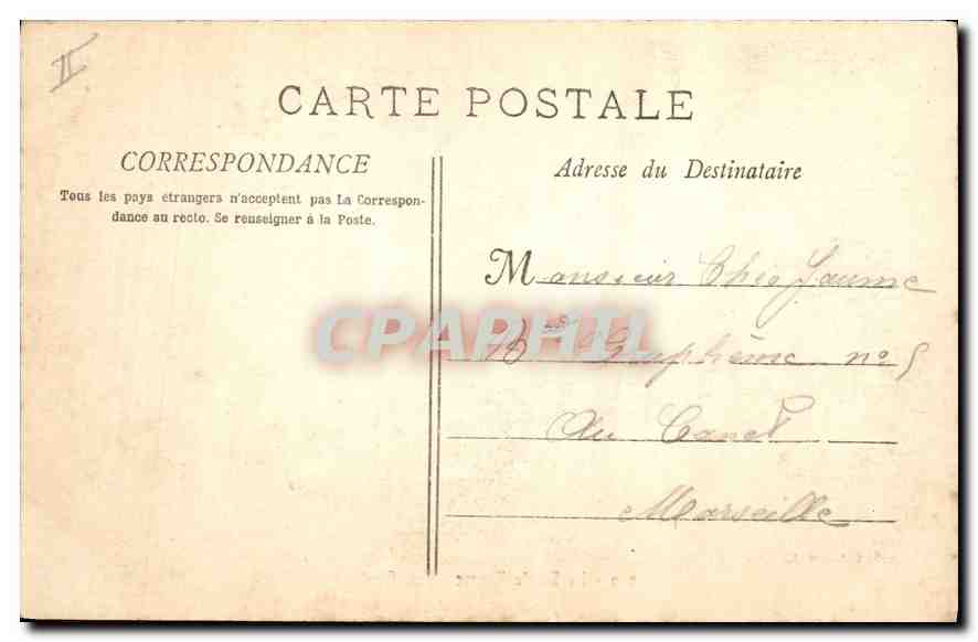 CPA La Sainte Baume Vue generale  — Verso