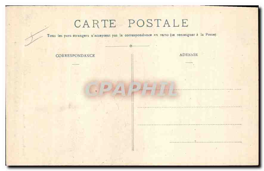 CPA Route de la Sainte Baume et du Pic de Bretagne  — Verso