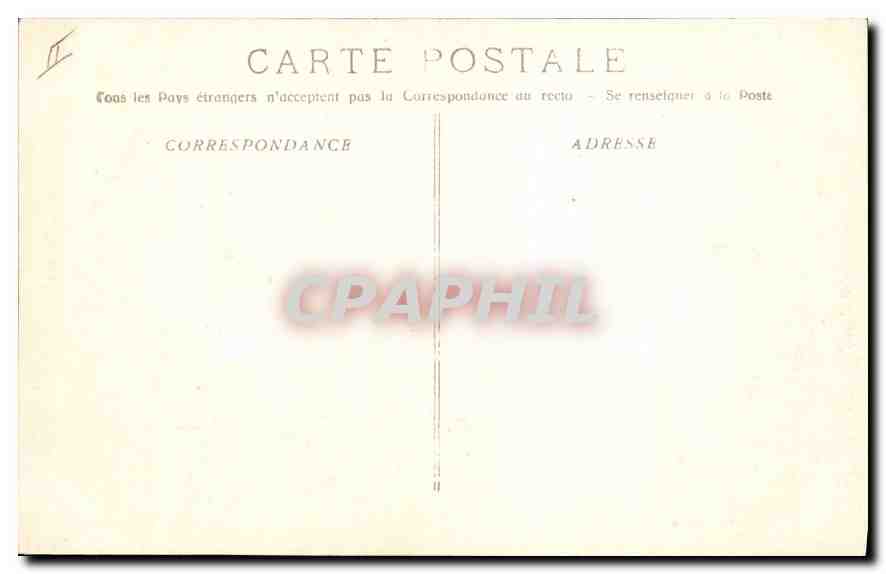 CPA La Sainte Baume Vue Generale de la Foret  — Verso