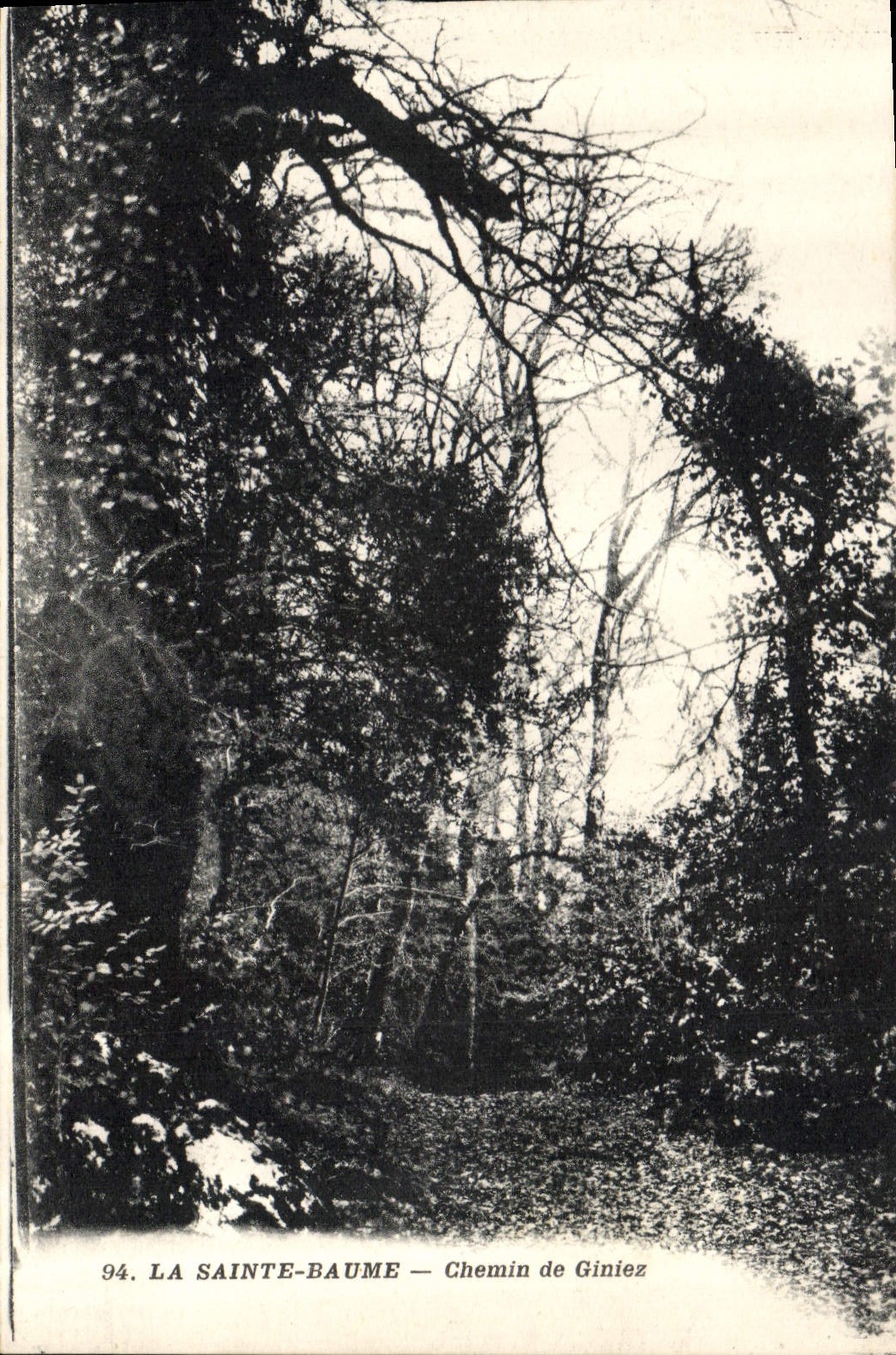 CPA La Sainte Baume Chemin de Giniez 