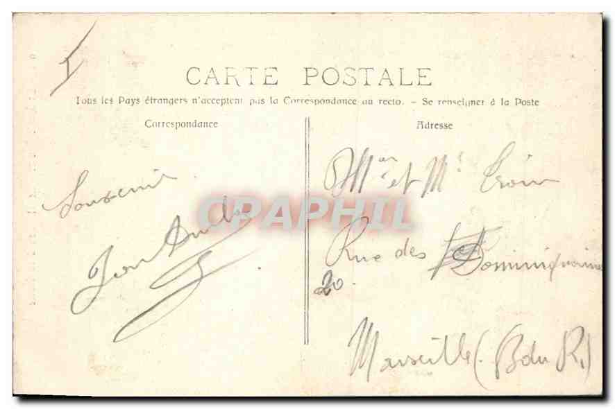 CPA La Sainte Baume Le St Pilon et la Grotte  — Verso
