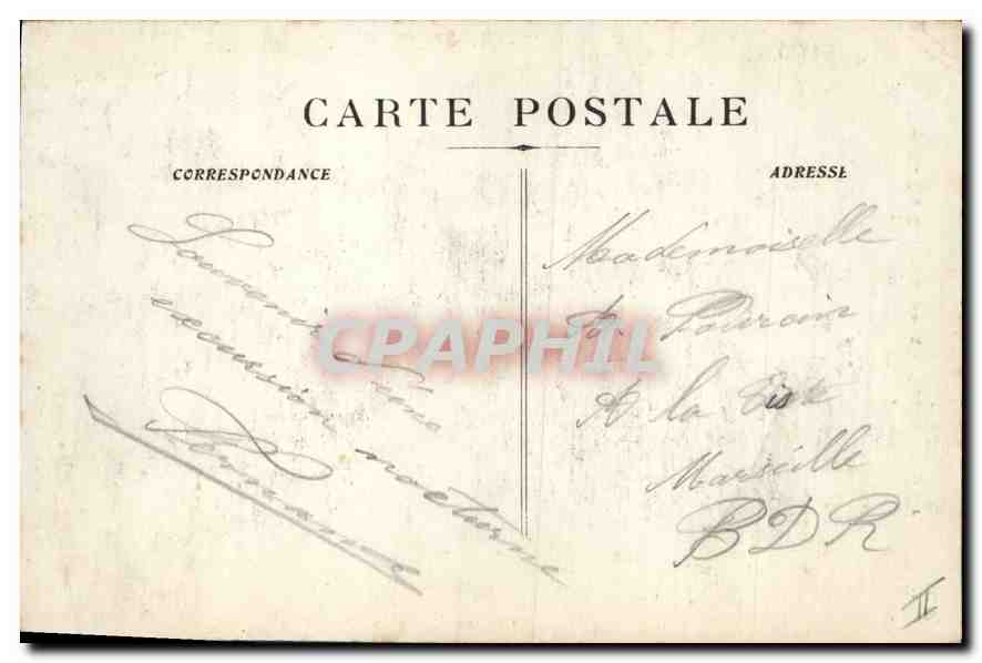 CPA La Sainte Baume Montee de la Grotte  — Verso