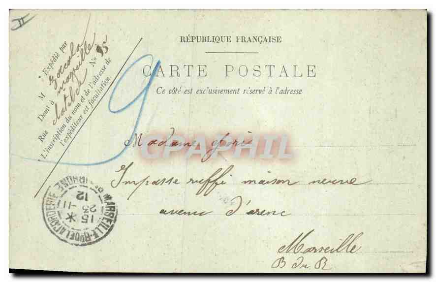 CPA La Sainte Baume La Chapelle du Saint Pilon  — Verso
