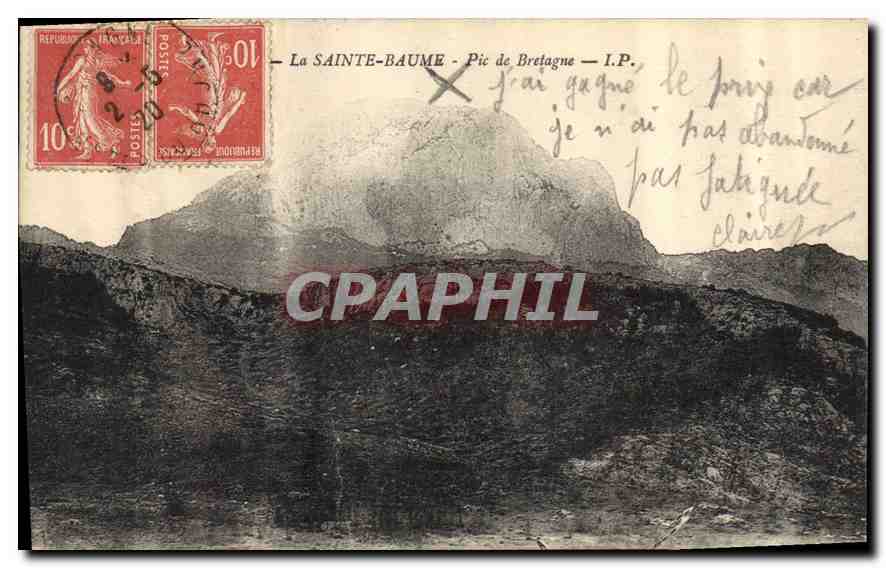 CPA La Sainte Baume Pic de Bretagne 