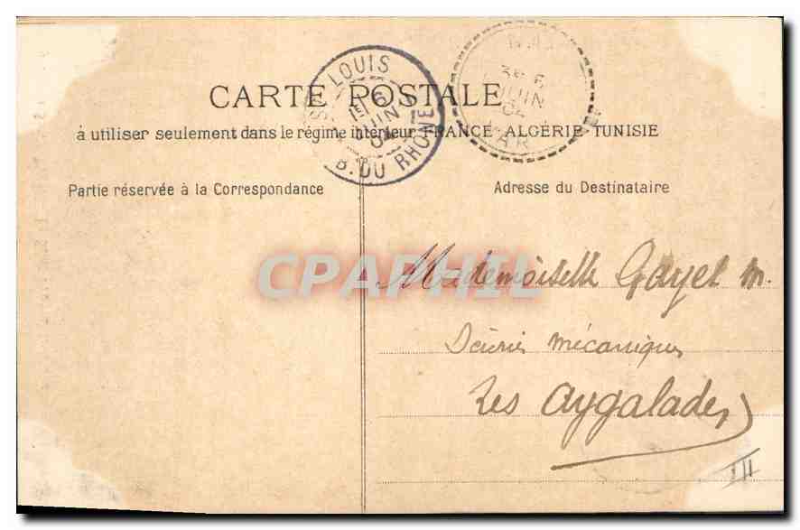 CPA La Sainte Baume Le Saint Pilon et la Grotte  — Verso