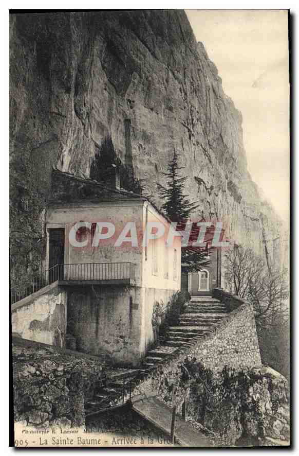 La Sainte Baume - Arrivée à la Grotte — Phototypie K. Lacombe, Marseille