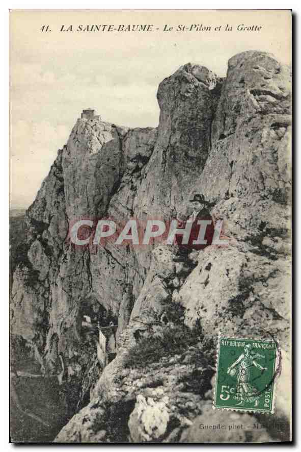 La Sainte-Baume - Le St-Pilon et la Grotte — Guendé, phot. - n°41