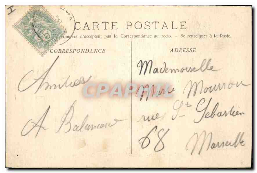 La Sainte-Baume - Intérieur de la Grotte — Phototypie R. Lazour - Marseille, n°478 — Verso