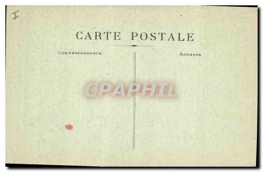 CPA Foret de la Sainte Baume Sous bois  — Verso