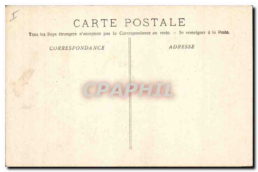 CPA La Sainte Baume La Fontaine de Nans  — Verso