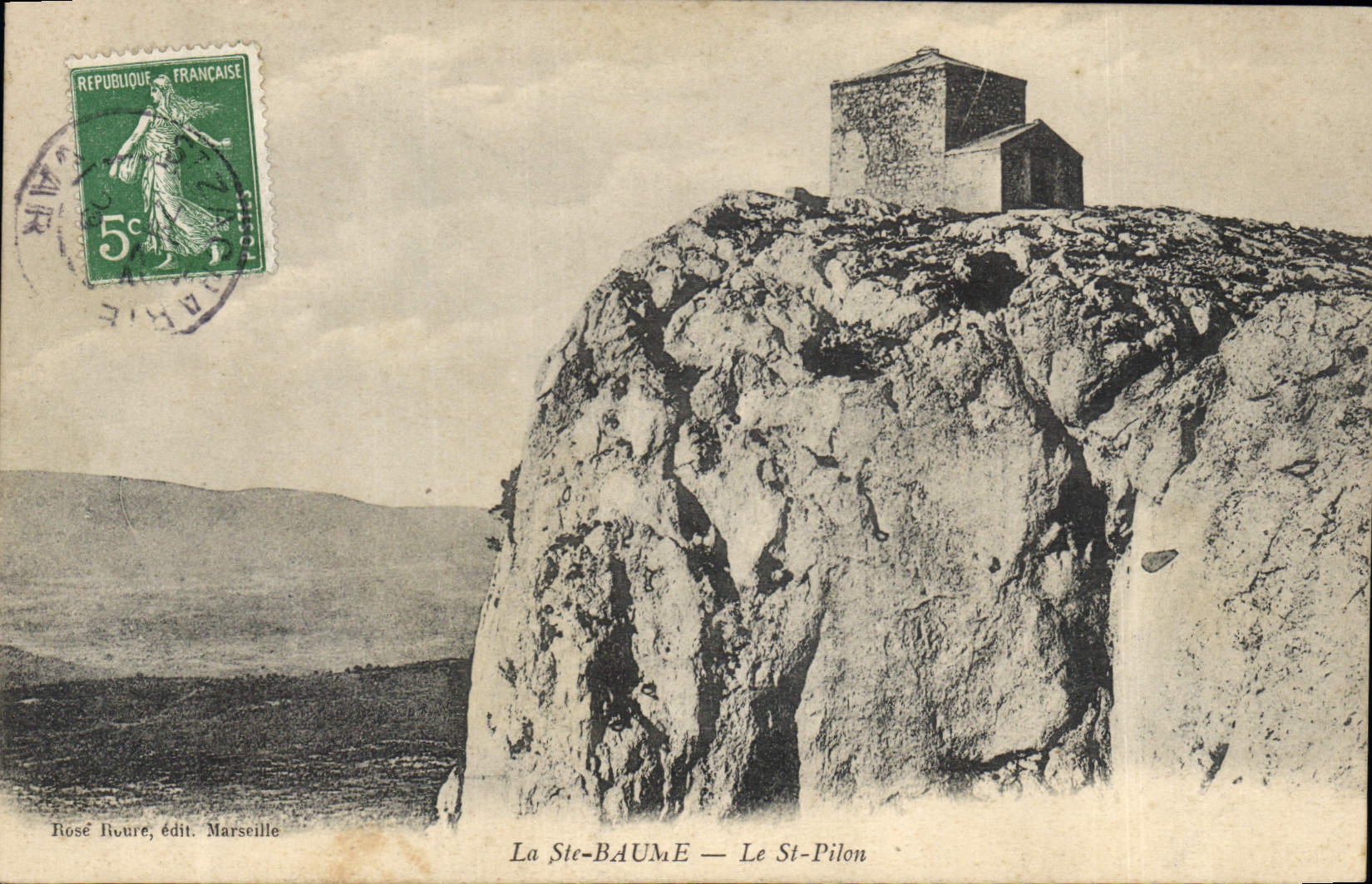 CPA La Ste Baume Le St Pilon 
