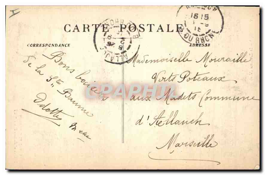 St-Zacharie (Var) — Arrivée à la Grotte de la Sainte-Baume — Éditeur Téléphone 9 — Rückseite