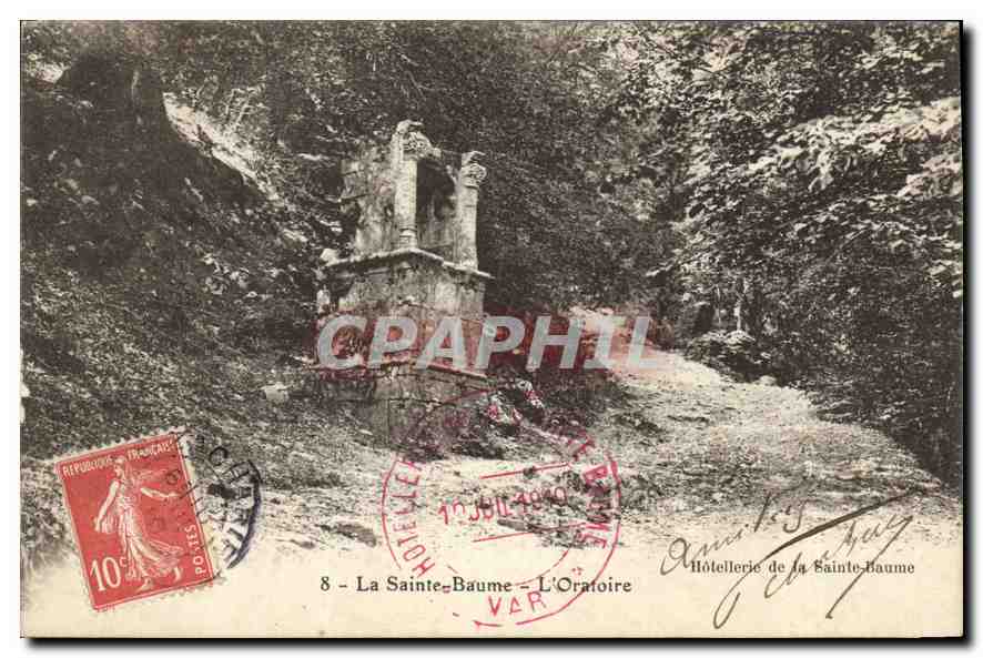 CPA La Sainte Baume L'Oratoire Hotellerie de la Sainte Baume 