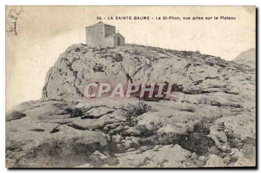 La Sainte-Baume - Le St-Pilon, vue prise sur le Plateau