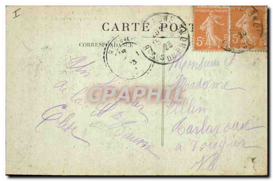 La Sainte-Baume - Le St-Pilon, vue prise sur le Plateau — Verso