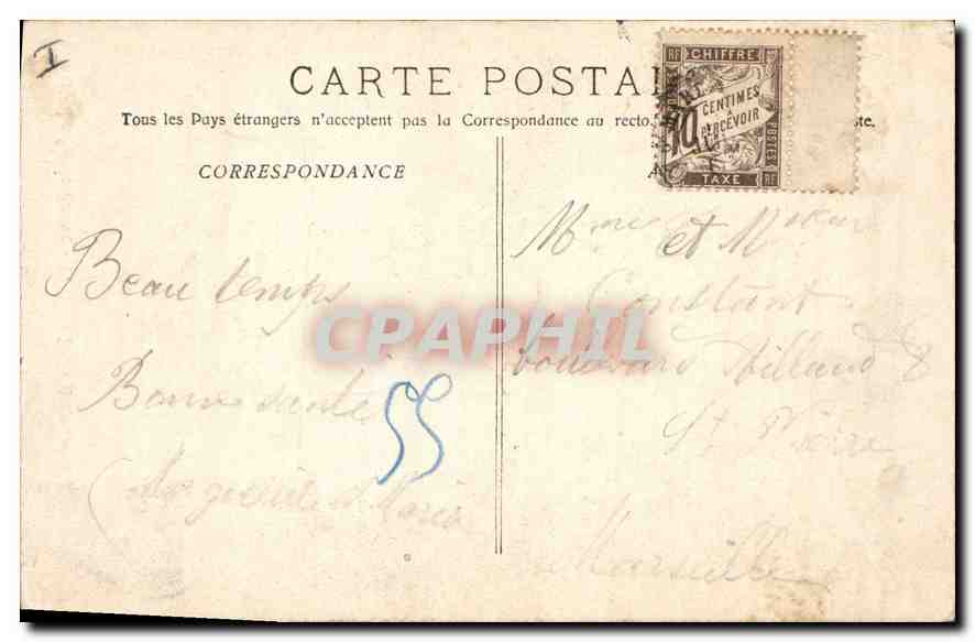CPA La Sainte Baume Le Saint Pilon et la Grotte  — Verso