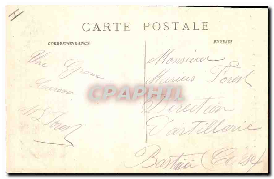 CPA La Sainte Baume Arrivee a la Grotte  — Rückseite