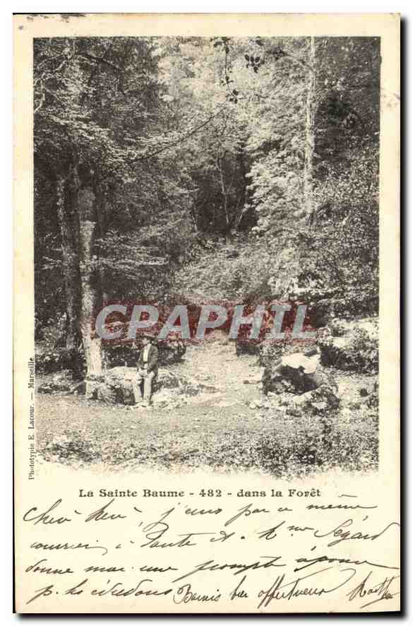 CPA La Sainte Baume dans la Foret 