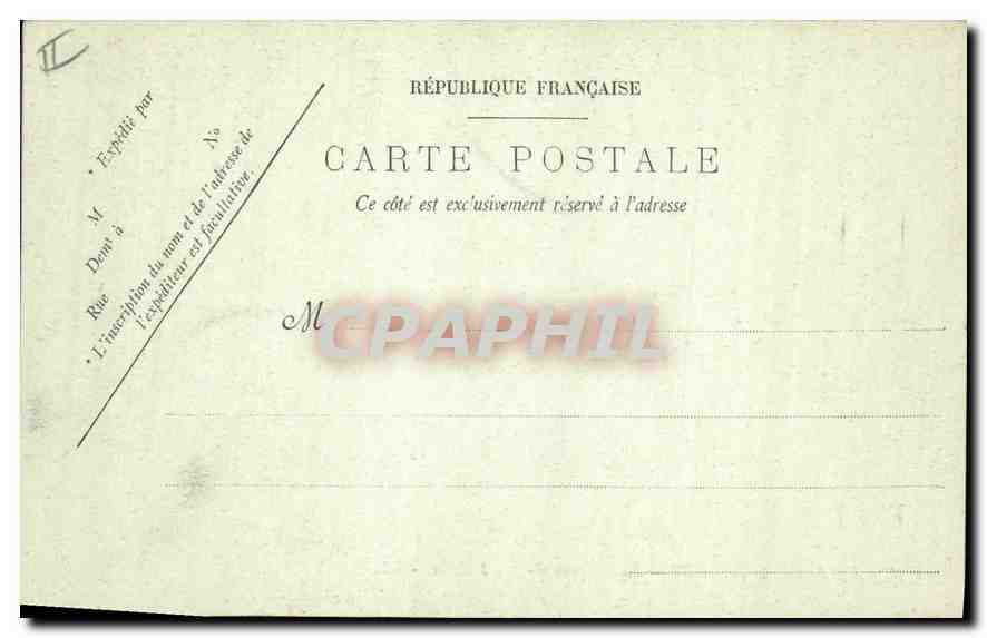 CPA La Sainte Baume La Chapelle du Saint Pilon  — Verso