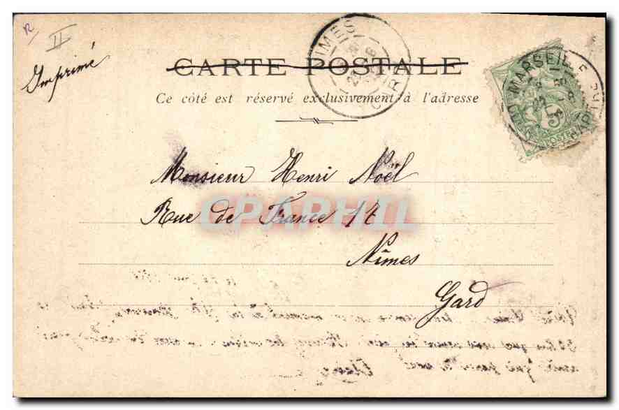 CPA La Sainte Baume Montee du Saint Pilon  — Verso