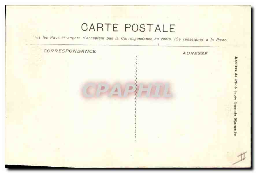 CPA La Sainte Baume Entree de la Grotte  — Verso