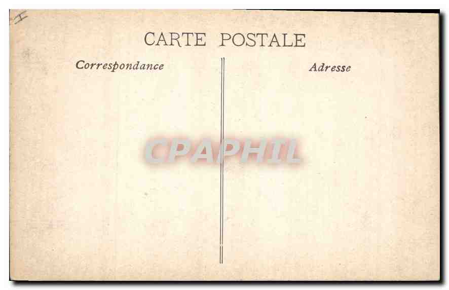 CPA St Maximin Var Vue Interieur de la Basilique  — Verso