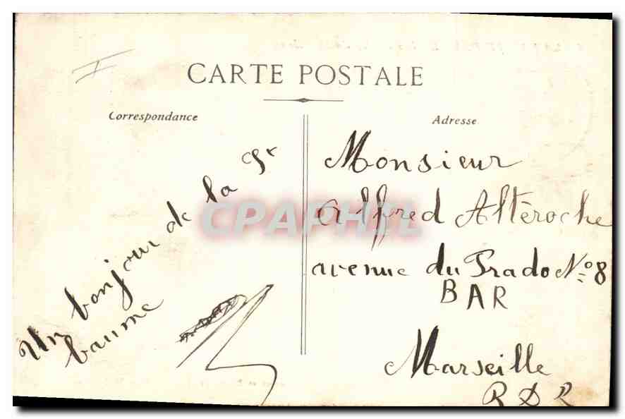 CPA La Sainte Baume Les a Pics du St Pilon  — Verso