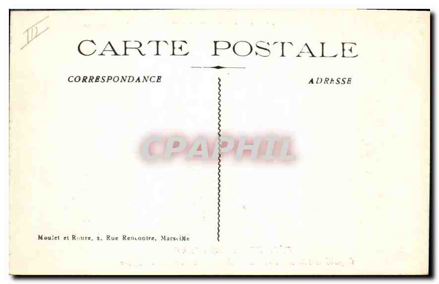 CPA La Sainte Baume Le Pic de Bretagne  — Rückseite