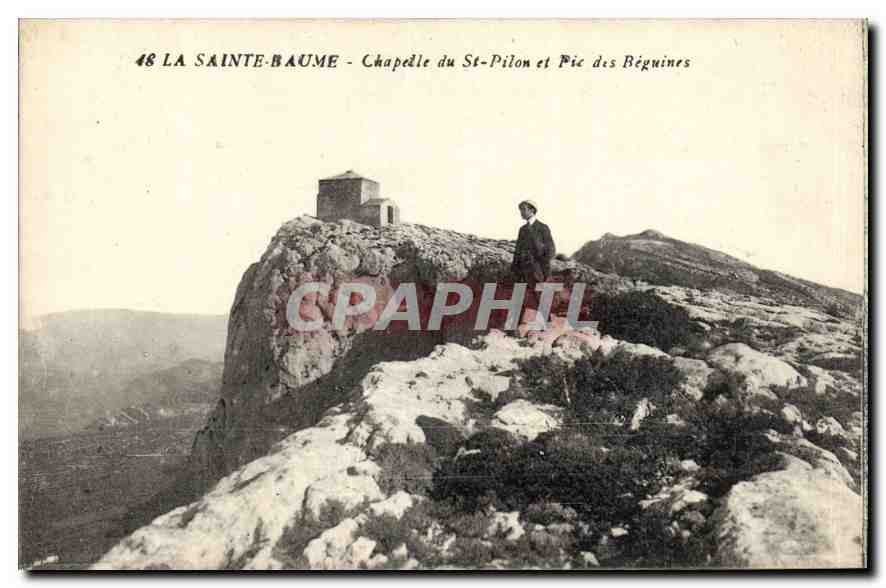 La Sainte-Baume - Chapelle du St-Pilon et Pic des Béguines — éditeur non identifié, n° de série 48